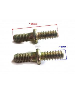 2 pieces Bar Stud Collar Screw for STIHL 017 018 019T 023 025 MS190T MS191T MS210 MS230 MS250 MSE140C MSE200C Chainsaw 1123 664 2400