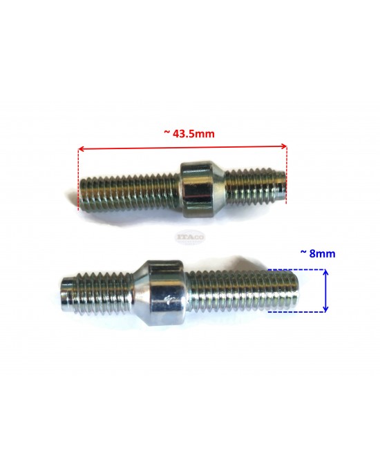 2 pieces Bar Stud Collar Screw for STIHL MS341 MS361 MS362 MS381 MS440 MS441 MS460 MS650 MS660 Chainsaw 1138 664 2400