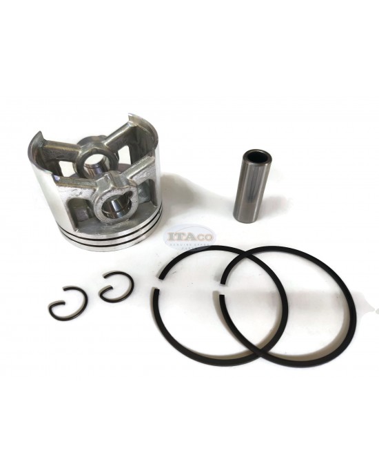 Piston Kit Ring Set, Pin Clip Assy 1128 030 2000 replaces STIHL 044 MS440 50MM 10MM Chainsaw Motor Engine