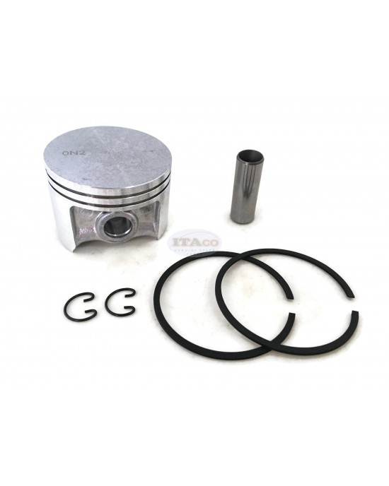 Piston Assy Ring Set with Pin Circlip 1119 030 2005 STIHL MS381 MS382 Chainsaw 52MM Bore Engine