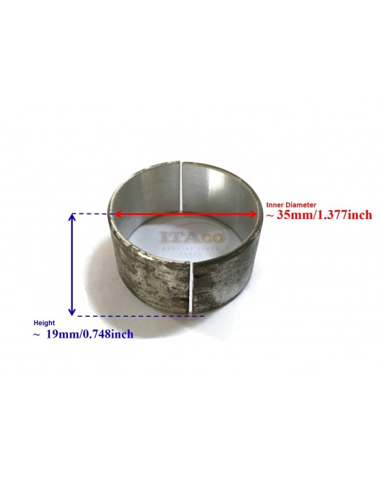 Big End Bearing, Crank Pin Connecting Rod 714350-23600 Oversize 0.25 fits Yanmar 178F 178FA L60 L70 36MM Diesel Forklift 6HP 4-stroke Air-Cooled Generator Engine