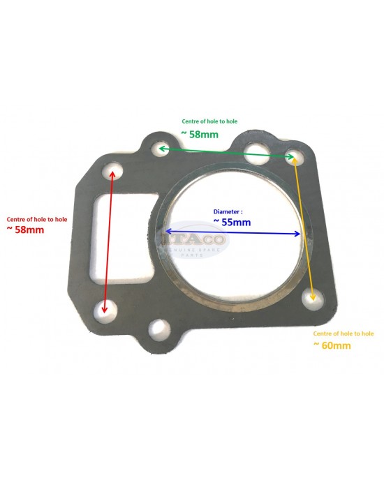 Overhaul Gasket Set Kit Head Gasket For Honda Mitsubishi 154F 2.5HP GX90 1KW to 1.5KW Motor Generator