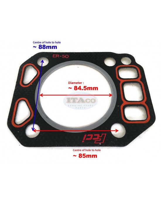 Cylinder Head Gasket 14351-0331-0 replaces Kubota ER50 ER60 ER70 GA80 Diesel Engine