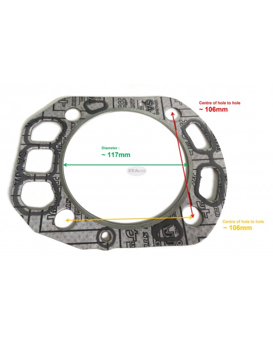 Cylinder Overhaul Gasket Set kit Head Gasket 705700-92601 105700-01330 For Yanmar TF140 145 TF150 TF155 TF160 Water Cooled Forklift Tractor Diesel Engine