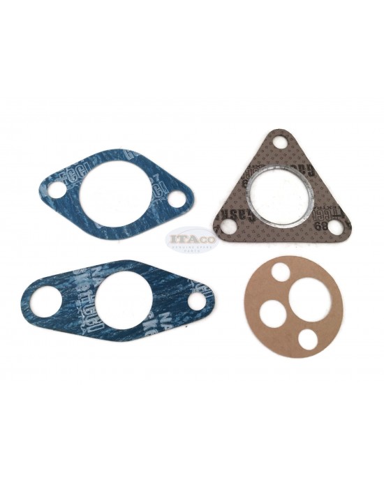 Cylinder Overhaul Head Gasket Set Kit 704600-01610 104600-01330 Replaces Yanmar TS130 Cylinder Water Cooled Forklift Tractor Diesel Engine