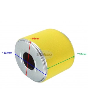 Air Filter Element Dual for Honda GX340, GX390, GX340K1, GX340R1, GX340RT1, GX340U1, GX340UT1, GX390K1 (11 & 13 HP) Small Engines