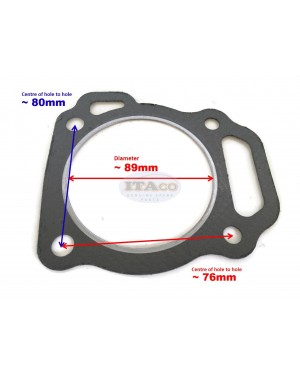 Full Overhaul Head Gasket Kit Set 06111-ZF6-406 06111-ZE3-405 compatible to Honda GX340 GX390 13HP Oregon 50-419 Gas Engine