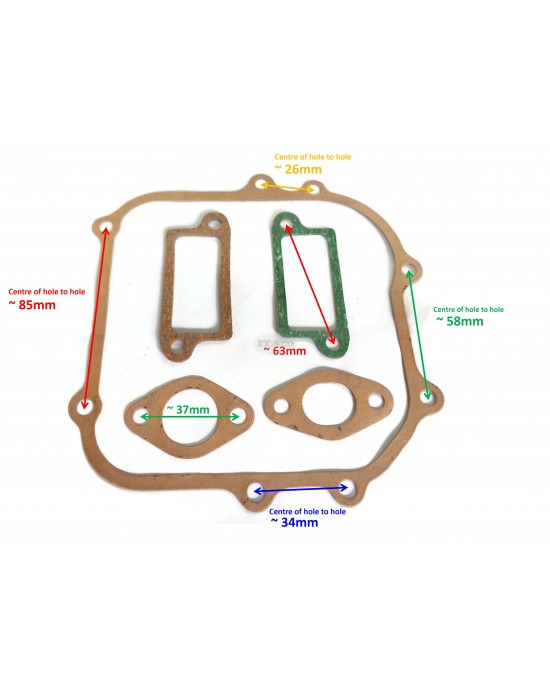 OEM Made in Japan Gasket Set Kit 230-99001-07 230-99001-17 compatible for Robin Subaru EY08 R600 R650 Lawnmower Trimmer Generator Engine