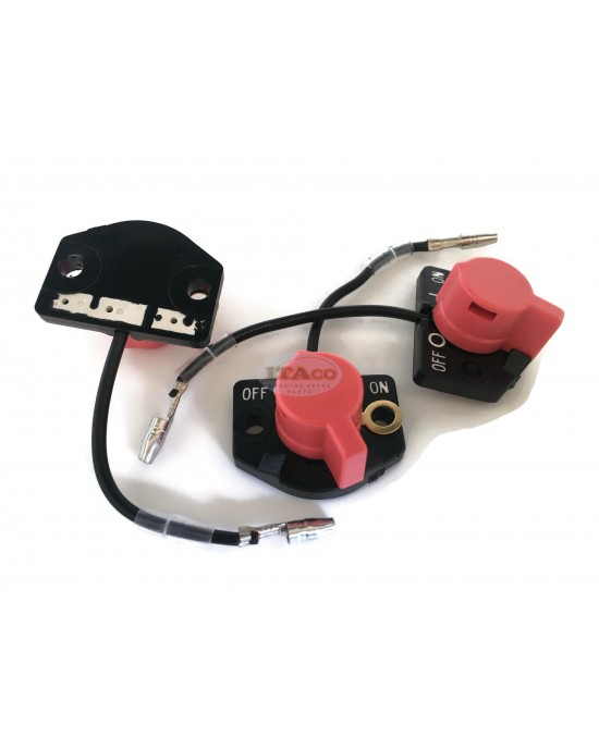 3pcs x StopSwitch Stop Switch On Off Wire for Subaru Robin EY15 EY20 EY27 EY28 70MM 066-00003-71 Lawn Mower Trimmer Engine