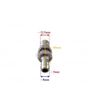 Boat Motor Fuel Connector w/ Nut 3B2-70260-1M, 3B2702600M, 332702610M 22-853736 853736 Male Engine for Tohatsu Nissan Mercury Mercruiser Quicksilver Outboard 2/4-stroke Engine