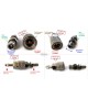 Boat Motor 65720-98521 65720-985L1 Engine Tank Connector + Plug Nut For Suzuki Outboard DT DF 9.9HP - 65HP 2/4-stroke Engine