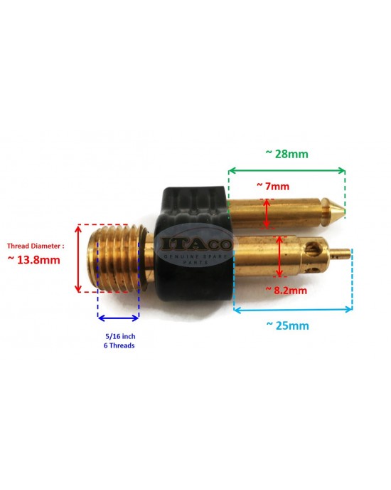 Boat Motor Moeller Marine Fuel Fitting Tank NPT 1/4" Male Connector For Mercury Mariner Mercruiser Marine Outboard Male, Two Prong Clip Style,1998 and Newer Motor Engines