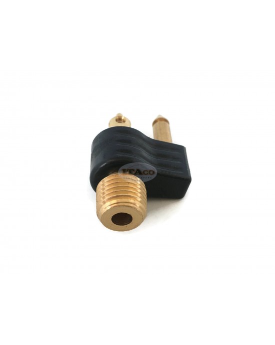 Boat Motor Male Tank Connector 1/4" NPT Fuel Fitting connect Tank Adaptor to Fuel Tank for Yamaha Marine Outboard 2/4-stroke Motor Engine