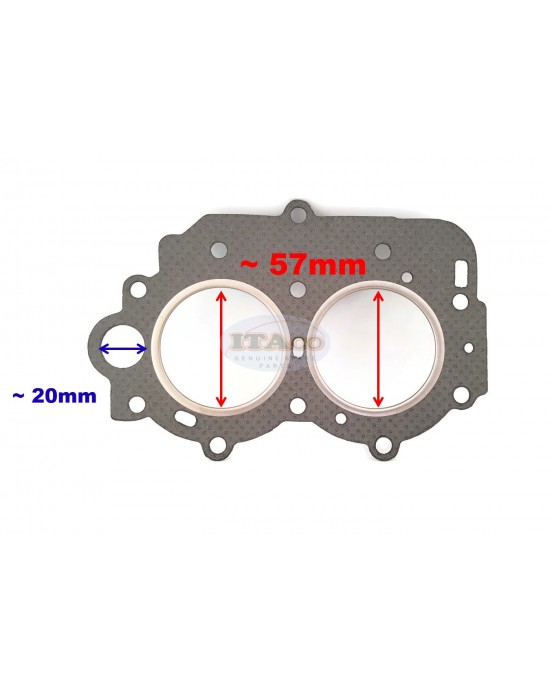 Boat Outboard Motor Cylinder Head Gasket 63V-11181-A1 63V-11181-A2 0 18-99140 For Yamaha Parsun Sierra Outboard 13.5HP 9.9HP 15HP 2 stroke Boat Engine