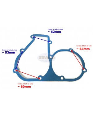 Boat Motor 648-13621-00 A0 A1 T20-06000012 Valve Seat Gasket for Yamaha Parsun Makara Outboard 25HP 30HP 2-Stroke Engine