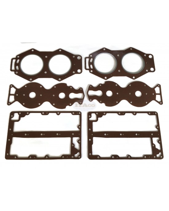 For Yamaha Outboard 100 115 130HP 115CETO Power Head Gasket Kit 6E5-W0001-A2-00 6E5-W0001-A3 A1 A0