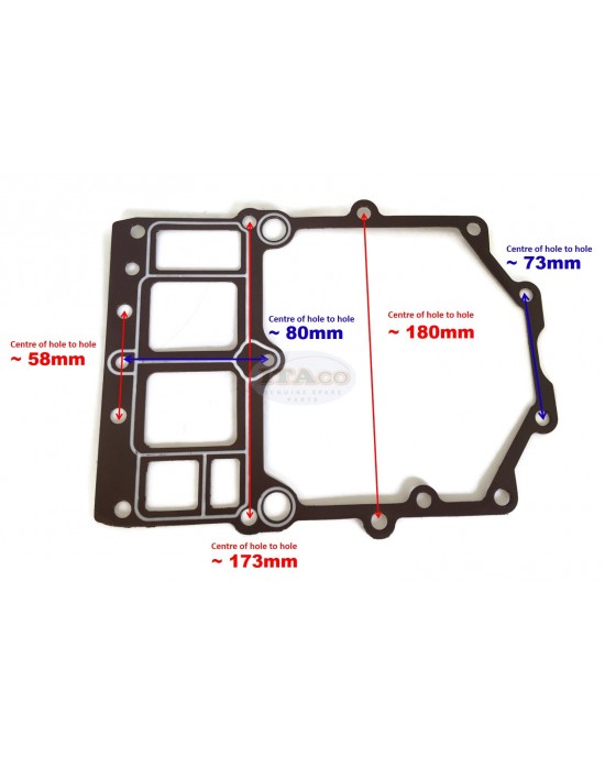 Boat Motor 6G5-45113-00 A1 Upper Casing Gasket for Yamaha Outboard 2-Stroke 150HP 200HP 225HP Engine