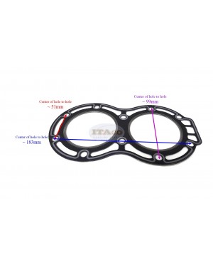 Boat Motor Cylinder Cyl Head Gasket 11141-96343 11141-96344 for Suzuki Outboard DT 20HP 25HP 30HP 2-stroke Engine