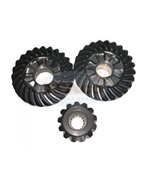 Boat Motor Forward Pinion Reverse Gear Set 6FJ-45560-00 26T 6FJ-45551-00 13T 6FJ-45571 00 26T replaces Yamaha Outboard F 250HP Engine