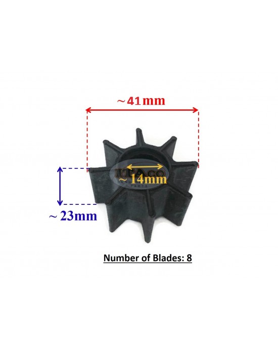 Boat Motor 19210-881-003 19210-881-A01 19210-881-A02 A03 Water Pump Impeller for Honda Outboard Motor Marine Sierra 18-3245 Engine