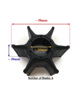 Boat Motor Water Pump Impeller 688-44352-03 T85-04000300 For Yamaha Outboard Sierra 18-3070 70HP - 90HP 115TJ 200TJ Boat Engine