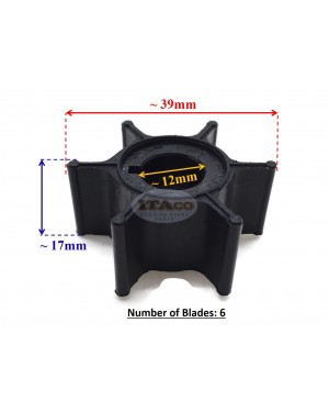 Boat Motor 47-11590M 18-3066 Boat engine impeller for Mercury Mariner 6HP 8HP 6C 6D 8C Outboard motors Engine