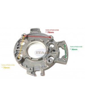 Boat Motor Coil Plate Assy 3B2-06102-1 0 804987A1 without Alternator for Tohatsu Nissan Mercury Quicksilver Outboard NS 9.8HP 8HP 6HP Motor Engine