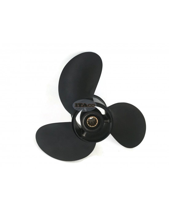 Boat Motor F8.5 Aluminum Alloy Propeller F8-04050000 48-804974 replaces Parsun Mercury Mercruiser 3B2-64517-1 0 3B2W64517 Tohatsu Nissan Outboard T 9.8HP T10 10HP 8.3" Engine