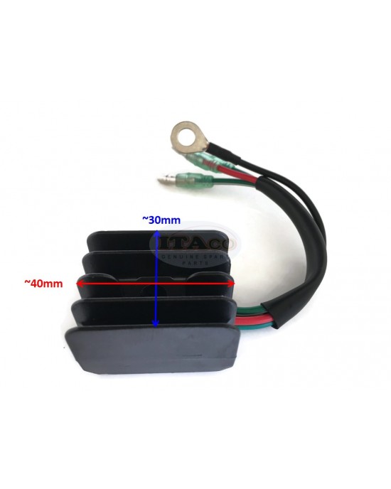 Boat Motor 32800-95D10 664-81970 Rectifier & Regulator Assy for Suzuki Yamaha Outboard 25HP 30HP 75HP 85HP 2-stroke Engine