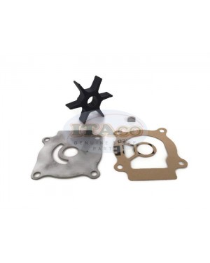 Boat Outboard Motor Water Pump Repair Plate Gasket Impeller Kit Sierra 18-3242 17400-96403 17400-96402 17400-94412 for Suzuki Outboard DT30 25HP 30HP 2-stroke Engine