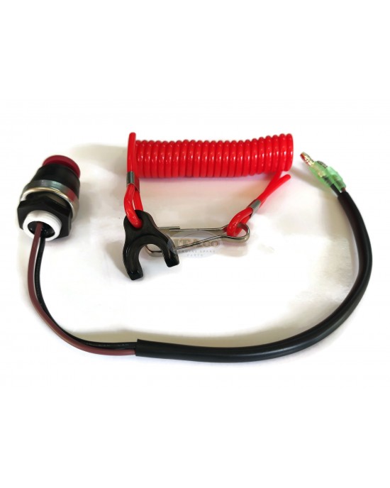 Boat 398-06930 398-06830 345-06930 361 Stop Switch Assy Lanyard compatible Nissan Tohatsu Mercury Outboard 2/4-stroke