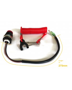 Boat 398-06930 398-06830 345-06930 361 Stop Switch Assy Lanyard compatible Nissan Tohatsu Mercury Outboard 2/4-stroke