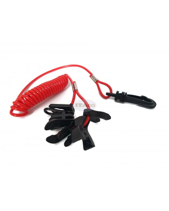 Boat Marine KILL Stop Switch 7 Keys with Lanyard For Honda Yamaha Johnson Evinrude OMC Mercury Yamaha Honda Outboard